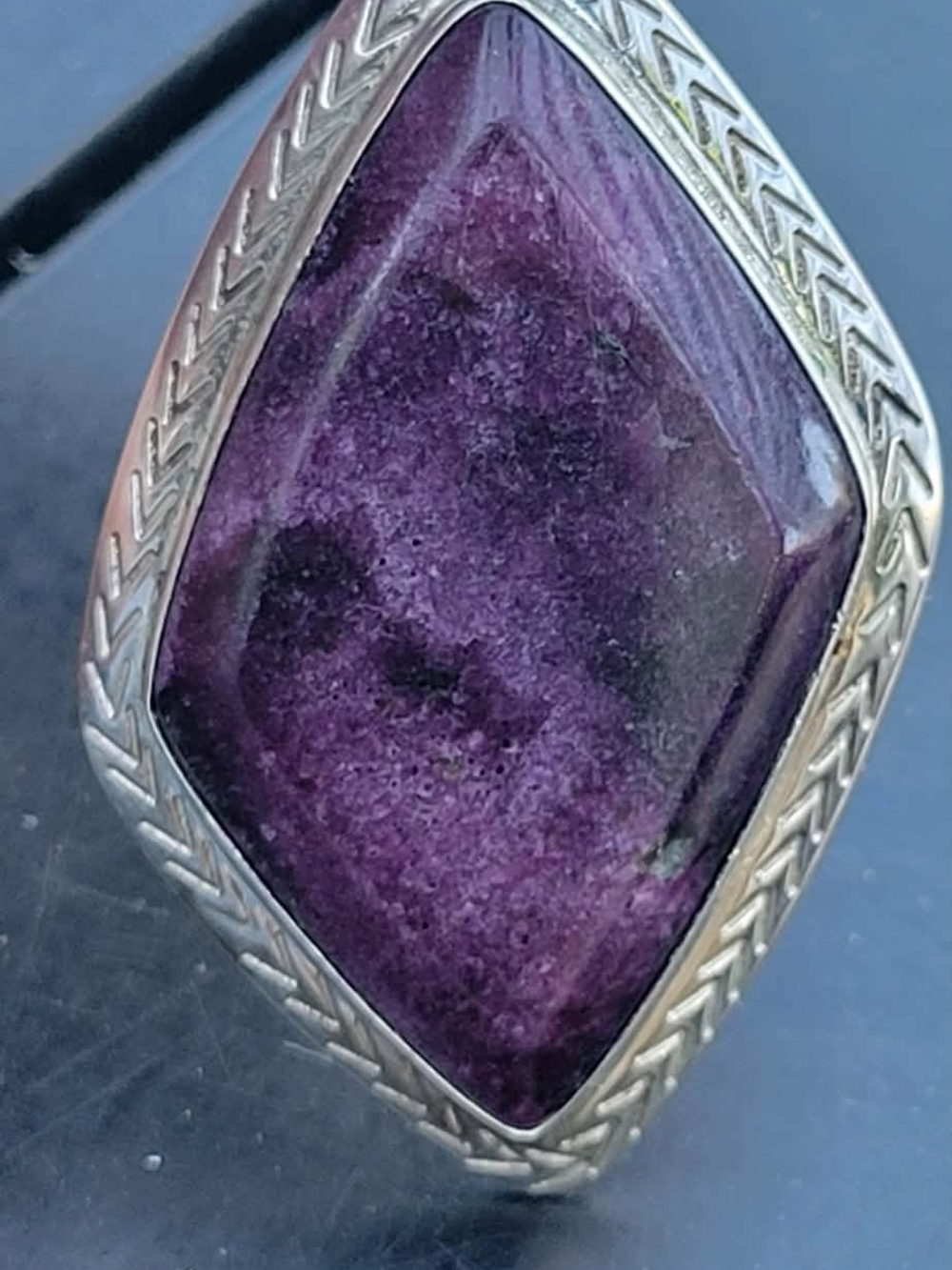 Jay King Mine Finds 3" Sugilite Pendant